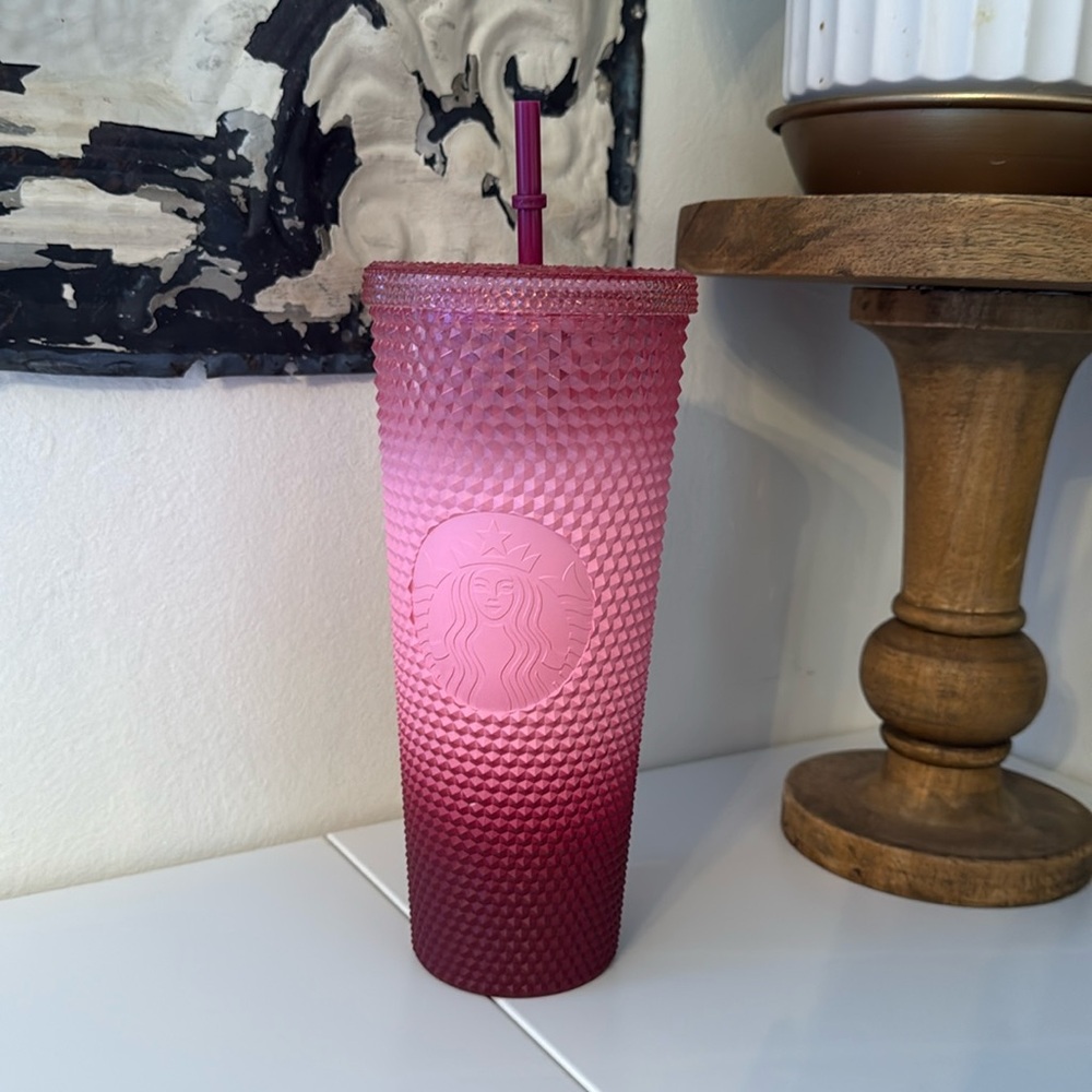 Starbucks Pink Ombré Gradient Tumbler